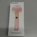 SWEETFULL Portable Handheld Mini Fan with LED Display, 3-in-1 Personal Foldable USB Rechargeable Hand Held Fan & Flashlight for Travel, Lash Eyelash, Cute Small Pocket for Women, Girls (Blue)