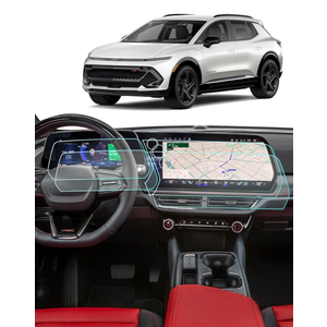 For 2025 Chevrolet Traverse Screen Protector - (4PCS) 2024 2025 Traverse Accessories (LS/LT/Z71/RS/High Country) HD Transparent Protective Nano Film 17.7In Navi+11In Dash Touchscreen Anti-Scratch