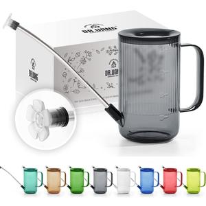 Small Watering Can Indoor Plants with Long Spout (1L, Gray)