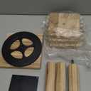 Bracelet Holder Display, 3 Tier Wooden Rotating Display Stand for vendors, 60 Hooks for Bracelet, KeyChain, Necklace, Jewelry