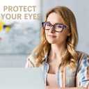 ZONLON 4 Pack Progressive Multifocus Reading Glasses for Women Stylish Blue Light Blocking Computer Readers (4 Mix C1, 1.0)