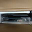 ChooChoo Bathroom Cabinet Wall Mounted 2-Door with 3 Open Shelves Wooden Medicine Cabinets with Adjustable ShelfSpace Saver Storage Cabinets Over The Toilet for Bathroom&Living RoomBlack (1 pack)