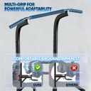ZENOVA Pull Up Bar, Multi-Function Pull Up Dip Bar Station, Home Gym Workout Strength Training Equipment for Men Women Muscle Building