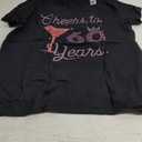 Cheers To 60 Years 60th Birthday 60 Years Old Bday T-Shirt (Small, Black)