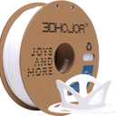 PETG Filament 1.75mm White, 3D Printing Filament 1kg Spool(2.2lbs), 3D Filament 1.75mm Dimensional Accuracy +/- 0.03mm Non Tangling Non Clogging Non Stringing, Print with Most 3D Printers