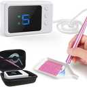 Electric Diamond Painting Pen, Cordless Vacuum Diamond Art Pen with Storage Case, 5 Level Adjustable Suction, 10h Rechargeable Battery Diamond Art Accessories Tools for Adults, E-Painter No Max Need