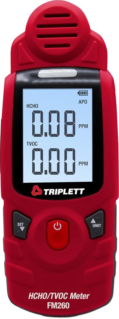 Triplett FM260 Formaldehyde and TVOC Air Quality Meter