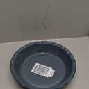 NUTRIUPS 10 Inch Pie Baking Dish, Round Baking Pie Dish for Kitchen, Pie Plate for Baking Oven Safe (Blue)