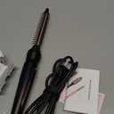 Small Curling Brush, Heated Round Brush with Dual Voltage & Adjustable Temperature, Smooth & Voluminous Curls, Travel-Friendly Hair Styling Tool (Rose Gold, 1/2 inch)