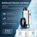 IC40 Salt Cell Saltwater Chlorine Generator,Replacement Cell Fit for Pentair IntelliChlor IC40,EC-520555 520555 Power Center,Salt Chlorinator System for Inground Pools up to 40,000 Gallons