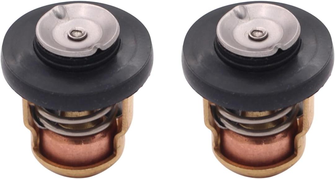 6E5-12411-00 6E5124110 2PCS Thermostat Fits for Yamaha 2 stroke 3-250HP 40 50 60 70 90 115 130 150 200 225 2-Stroke