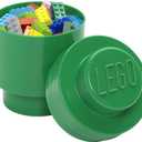 LEGO Storage Box Brick 1 Round Dark Green