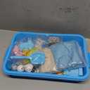 G.C Sensory Bin for Girl Kid Toy, Play Sand Art Kit with Sandbox/2lb Sand/Castle/Molds/Princess Figure, Winter Sensory Toy Christmas Birthday Gift for Girl Toddler Ages 3 4 5 6 7 8