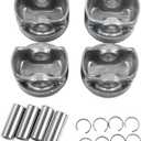 G4NB 1.8L Engine Pistons & Rings Set Fits for Hyundai Elantra, Kia Forte 2011 2012 2013 2014 2015 2016 1.8L l4 DOHC OE G4NB 23041-2E100