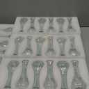 Glass Bud Vases in Bulk Set of 24, Small Glass Vases for Flowers Mini Clear Bud Vases for Centerpieces Vintage Vases for Wedding Home Table Decorations