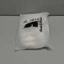 SUKRI White Bob Wig with Bangs Short Wavy White Wigs for Women Silver White Bob Hair Wig for Party Cosplay Daily Use RE9 Emily cosplay wig（12 Inch）