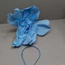 Gionforsy Flower Fascinators Hat Tea Party Hats for Women Flower Cocktail Headband for Wedding (One Size, Blue)