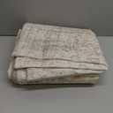 5x7 Area Rugs Beige Low Pile Indoor Washable Trendy Faded Style Rugs for Bedroom Living Room Dining Room Foldable Non-Slip Thin Print Home Office Mat