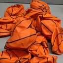 Only 24Pcs 7" Inch Mini Basketball Balls Bulk Small Basketball Set with Pump, PVC Small Basketball for Over The Door Basketball Hoop Games Party Favors Indoor Outdoor Play Adults Kids Pool Beach Basketball