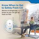 Kidde Carbon Monoxide Detector, Plug-in with AA Battery Backup, Easy-to-Read Digital Backlit Display, 85 dB Alarm, Rotating Plug, LED Status Light Indicators, 5th Edition, COPD