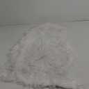 duduta White Faux Sheepskin Throw Rug 2x3 ft, Fluffy Shag Fur Chair Cover Small Bedside Dorm Rug Non Slip Washable