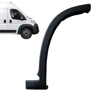 Front Door Fender Flare Trim Molding Wheel Arch Flare Molding Upper Panel Compatible with Ram Promaster 1500 2500 3500 Cargo Van 2019 2020 2021 2022 1ZT53JXWAB (Front Right Lower)