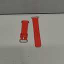 Fullmosa Leather Bands Compatible with Apple Watch Band 41mm 40mm 38mm 42mm 44mm 45mm 46mm 49mm Women Men for iWatch Series 11/10/9/8/7/6/5/4/3/2/1,Ultra3/2/1,SE3/2/1, 42mm 41mm 40mm 38mm, Red/Silver