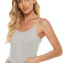 BQTQ 5 Pcs Women's Camisole Tank Tops Spaghetti Strap Basic Undershirts (XL)