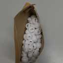 PATIKIL Cord Locks, 100 Pack Ball Spring Toggle Stopper for Drawstring Bag Shoelaces, Frosted White