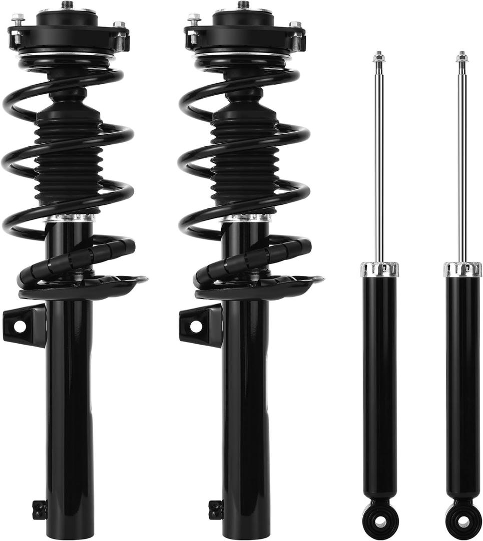 AUTOSAVER88 Front Complete Struts Rear Shocks Assembly Compatible with 2005-2018 VW Jetta