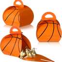 TaoBary 36 Pack Basketball Goodie Boxes Basketball Party Favor Bags 3 x 3 x 3.5 inches Sports Gift Candy Treat Boxes for Sports Theme Birthday Party Supplies Decorations