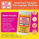 Mod Podge Matte Sealer, Glue & Finish: All-in-One Craft Solution- Quick Dry, Easy Clean, for Wood, Paper, Fabric & More. Non-Toxic - Craft with Confidence, Made in USA, 32 oz., Pack of 1