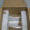 Glass Hummingbird Feeders for Outdoors Hanging Ant and Bee Proof, 2 Pack 15 Ounces Red Hummingbird Feeder with 5 Feeding Ports and Perches, Built-in Ant Moat, Outside Garden Dcor (Glass, 2)