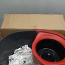O-Cedar EasyWring Microfiber Spin Mop, Bucket Floor Cleaning System, Red, Gray, Standard