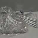 HuggieGems 3 Tier Floor Standing Corner Shower Caddy Organizer Shelf with Hooks, Bathroom Shelves Stand Rack, Silver