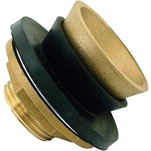 EZ-FLO Closet Spud, 2 x 1-1/2 in, Brass Plumbing Fitting for Urinals, 40141