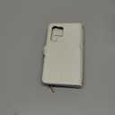 Wallet Case for Samsung Galaxy S23 Ultra 5G with Detachable Wrist Strap, 9+ Card Slots Zipper Purse, Luxury PU Leather Stand Full Body Phone Cover for S23Ultra 23S S 23 23Ultra 6.8 inch White