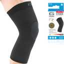 Neo-G Knee Sleeve for Daily wearing, Sports - Good for Sprains, Strains, Weak Muscles - Knee Sleeves for Men Women - Airflow (MEDIUM: 34 - 38 CM, Black)