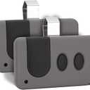 2 for Sears Craftsman Garage Door Remote 139.53753 53753 139.18191 53680 139.53680 53681 139.53681 53879 139.53879 893MAX 891LM 371LM, Work with Purple/Red/Orange/Yellow/Green/Learn Button(Since 1993)
