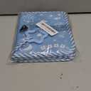 Baby's My First Family Album Soft Photo Cloth Book Blue Boy My First Book of Photos Blue Baby Memory Album Gift Holds 4x6 Pictures for Babies Newborn Toddler & Kids Baby Shower