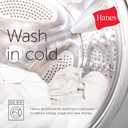 Hanes Women's Short Sleeve Cool DRI V-Neck Tee, Wow Pink, Large