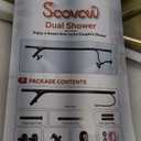 Dual Shower Head System for Couples - Double Shower Heads for Two People - 2 Person Showerhead Gifts - Thicker 304 Stainless Steel, High Pressure, Adjustable, Bathroom Upgrade, SPA-Like - Golden