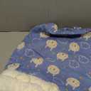 Sleeping Bag for Cats, Cozy Self Warming Cat Sleeping Bag for Indoor Cats, 360 Wrap Cat Hideaways Pet Snuggle Sack for Sleeping Relax Play (Blue)