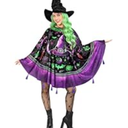 Morph Purple Witch Costume Womens Halloween Poncho For Women, Halloween Costumes For Womens Witch Costumes For Adults