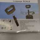 AFUNTA 50Kg 10g Luggage Weight Scale, LCD Luggage Scale Travel Digital, Fish Scale, Home Electronic Portable Hanging Weight Hook Travel Luggage Scale