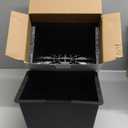 Bed Risers 6 Inch Heavy Duty,Oversized Couch Risers, Extra Wide Furniture Risers for Sofa Table Desk Headboard Chair Lifting,Rectangle Risering Blocks Support 6000 lbs(4 Pack Black)