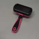 Swihauk Self Cleaning Slicker Brush for Dogs & Cats - Skin Friendly Grooming, Deshedding, Hair Removal for Puppies & Long/Short Haired Pets, Pet Supplies Accessory, Pink