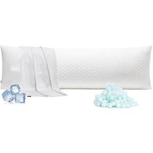 Rainmr Extra Long Body Pillow Cubies Memory Foam 150x50cm – Anime Body Pillow Insert for Adults – with Cooling Cover Huggable Pillows 20x60 inches