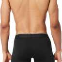Levi's Men's 5-pack Microfiber Boxer Brief, Moisture Wicking, Ultra Soft Feel, Tag-free (Black, L)