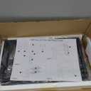 Expandable Microwave Rack, Countertop Kitchen Utensils Tableware Storage, Carbon Steel 3 Tier Shelf with 3 Hooks